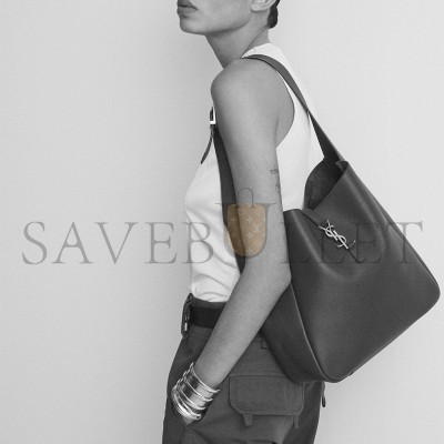 YSL LE 5 À 7 SUPPLE LARGE IN GRAINED LEATHER 753837AAAUQ1000 (30*31*13cm)